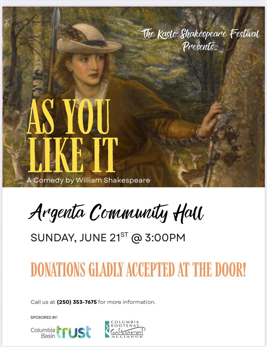 As You Like It performance